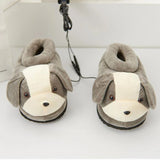 1 Pair Cute Feet Warm Slippers USB Foot Warmer Shoes Computer PC Electric Heat Slipper for Home Travel  Office voetverwarmers